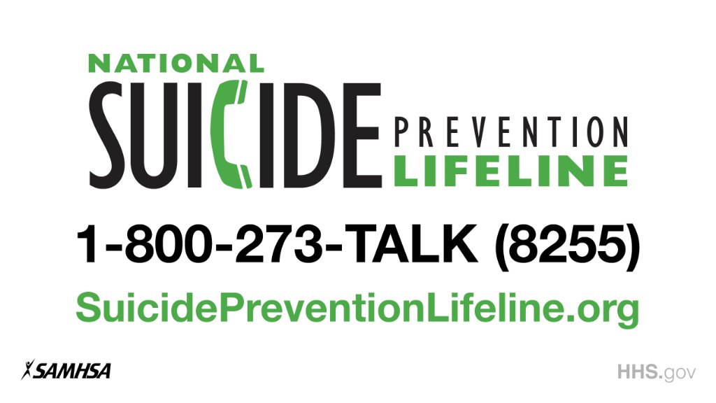 Sucide Prevention Lifeline